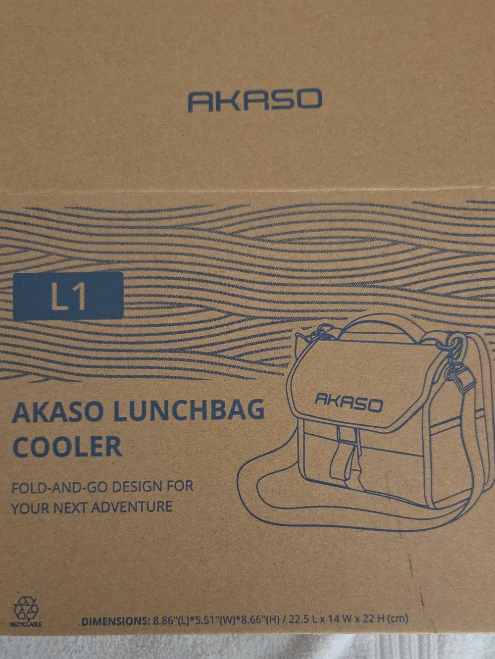 Akaso Lunchbag Cooler in Brown